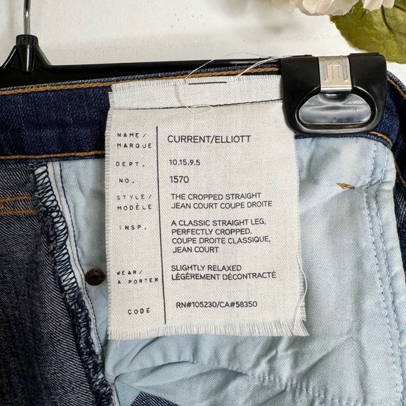 Current/Elliot ‘The Cropped Straight Jean’ - Picture 10 of 11